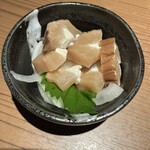 個室居酒屋 鶏十兵衛 - いぶりがっこクリームチーズ