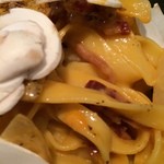 クッチーナ イタリアーナ ガッルーラ - タリアテッレに絡みつく濃厚な卵♪