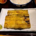 小川の魚 - うな丼の鰻を白焼きに変更してもらい、白米と分けてもらい、白米はタレ無しでオーダーしました。ご対応いただきありがとうございました！