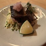 瀧ざわ ～円居～ - 秋刀魚の炙り刺身