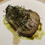 SHOLA - 相方のナス　皮目はしっかりと固く仕上がっています　味見させてもらったら　こちらの方が好みだったかも