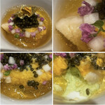 銀座 しのはら - ホタテ、ウニ、ずんだ　アップ