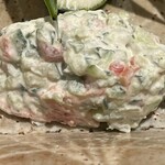 銀座 しのはら - 鮎唐揚げに定番となりつつあるサワークリームソース