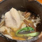 銀座 しのはら - 淡海地鶏のムネ肉大きい