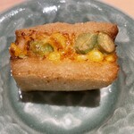 銀座 しのはら - ハトシ風海老トースト