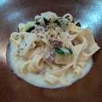 rece - サルシッチャ　ズッキーニ　フェットチーネ