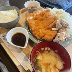 ばんちゃ屋2/3 - チキンカツ定食（¥900）