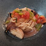 rece - 冷製　北海ダコ　ファンゴッホ　万願寺とうがらし　カッペリーニ