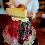 おかしさん 本店 - ダブルベリーチーズケーキ
