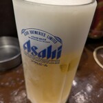粉ひで - やっぱりキンキンに冷えた生ビール！！