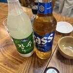 土俗村 蔘鷄湯 - マッコリとビール