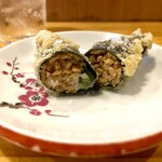 梅田屋はなれ - 納豆の天ぷら