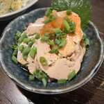 金町製麺 - 自家製あん肝ポン酢　470円