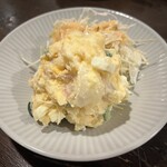 金町製麺 - いぶりがっこ入りポテトサラダ　400円