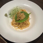 金町製麺 - 特製あん肝の和えそば