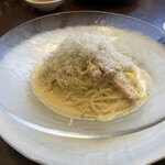 リストランテ カルド - 黒トリュフのカルボナーラ（冷製）