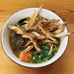 うどん 陣 - カレーうどん＋お肉