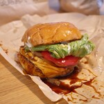 淡路島バーガー - チェダーチーズバーガー