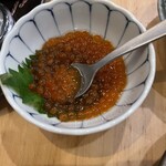 ハンバーグ酒場 牛時 - いくら醤油漬け
