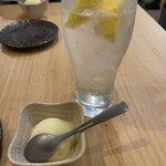 ハンバーグ酒場 牛時 - 柚子シャーベット