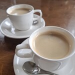 レストラン まなべ - ランチのコーヒー