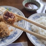 レストラン まなべ - 角切りビーフカツ