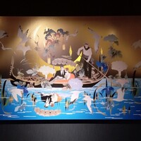 桃花春(神戸メリケンパークオリエンタルホテル) - エレベーター降りてすぐの絵