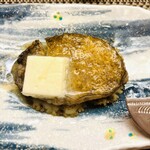 いなとり荘 - 火のもの　生きあわびの踊り焼　柔らかかった〜