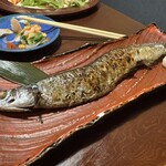 すし土風炉 - 秋刀魚塩焼き