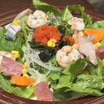 すし土風炉 - 海鮮サラダ