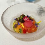 Restaurant KEI - これ、最高(^^)
トマトが美味しい！キャヴィアが美味しい！
それをカッペリーニでいただくなんて、大皿でいただきたい〜（笑）