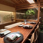 天ぷら 元吉 - 内観