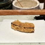 天ぷら 元吉 - ikka（1果）新潟のブランドかぼちゃ
      一株に一つの実だけにして育てるikka、その甘みの強さはさつま芋を彷彿させる程！
      実に美味しいです♪