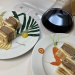 レストラン香味屋 - ビフカツサンド＆ジュブレシャンベルタン