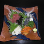 Masunosuke - 津軽の海で取れたお魚の刺身盛り合わせ。別途お好みで盛り付けも出来ます。