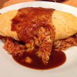 ウチョウテン - 卵が崩れて来ました。残念。