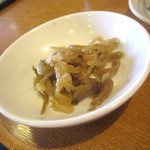 チャイナ・ビストロ 広 - 刻んだ搾菜。