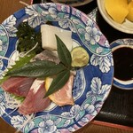 そば富 - はまち　アジ　鮭　イカ　