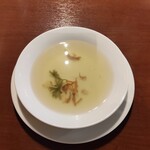 メヒコ  郡山フラミンゴ館 - カニと海藻のスープ