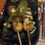 鳥貴族 - 餅チーズ　焦げてます（笑）