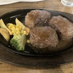 ステーキみたいなハンバーグ - 