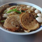 麺カフェ ひまわり - モヤシラーメン麺カタメ