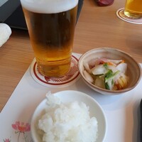 焼鳥 みかど - 生ビール&香の物&鬼おろし