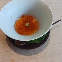 赤坂 渡なべ - 新物いくらの茶碗蒸し