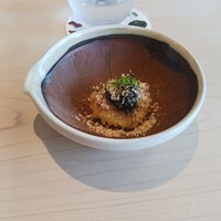 赤坂 渡なべ - いちじく黒ごま添え