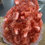 cafe しょぱん 和流津 - 子犬のワルツかき氷　〜いちご〜