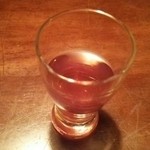 月兎 - 1500円ランチの食前酢・巨峰の健康酢