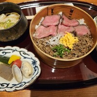 すき焼きと牛まぶし ももしき - 