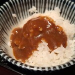 割烹 田一 - ご飯にオン