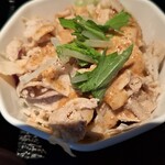 割烹 田一 - 豚しゃぶゴマダレサラダ